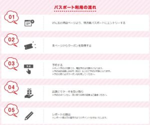 パスポート利用の流れ