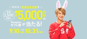 ハピタス Amazonギフト券が当たるキャンペーン